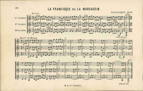 Partition - Francisque (la) ou la Marcassin