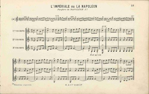 Partition - Impériale (l') ou La Napoléon (1er)