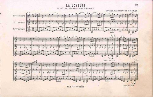 Partition - Joyeuse (la)