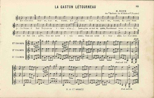 Partition - Létourneau (la Gaston)