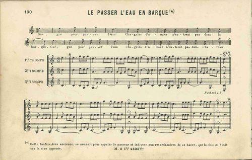 Partition - Passer l'Eau en Barque (le)