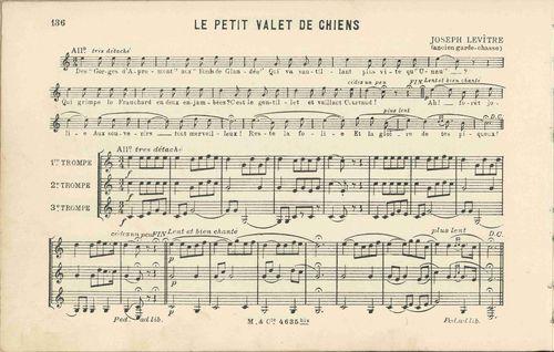 Partition - Petit Valet de Chiens (le)