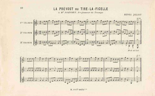 Partition - Prévost (la) ou Tire-la-Ficelle