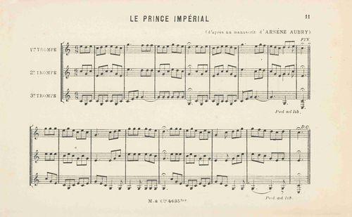 Partition - Prince Impérial (le)