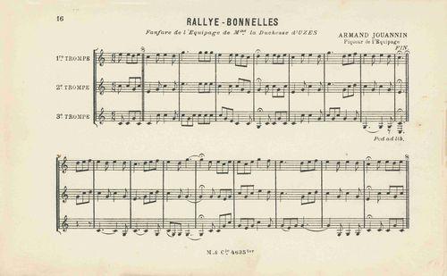 Partition - Rallye-Bonnelles