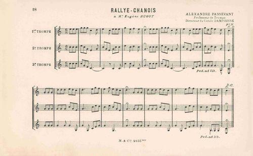 Partition - Rallye-Chanois