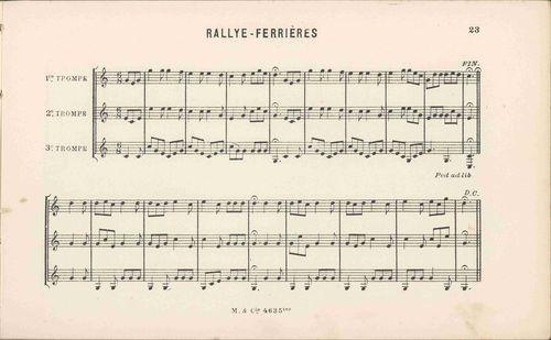 Partition - Rallye-Ferrières