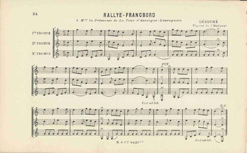 Partition - Rallye-Francbord