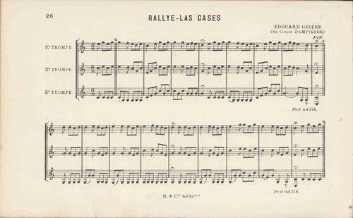 Partition - Rallye-Las Cases