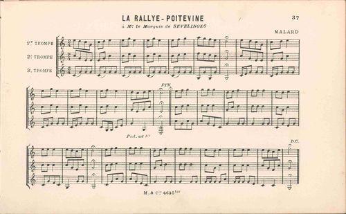 Partition - Rallye-Poitevine (la)