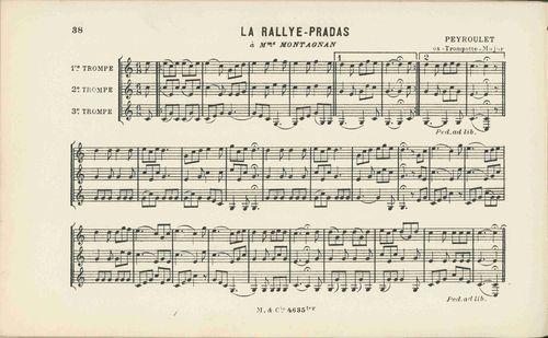 Partition - Rallye-Pradas (la)