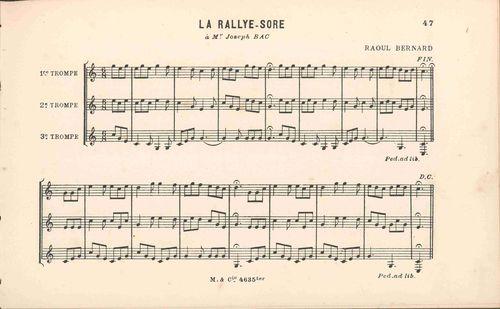 Partition - Rallye-Sore (la)