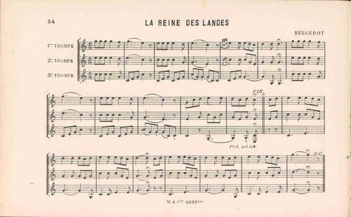 Partition - Reine des Landes (la)