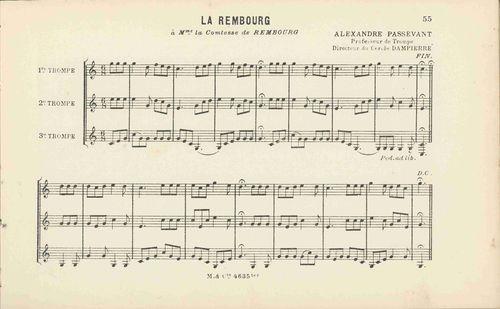 Partition - Rembourg (la)