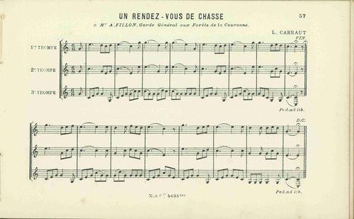 Partition - Un Rendez-Vous de Chasse