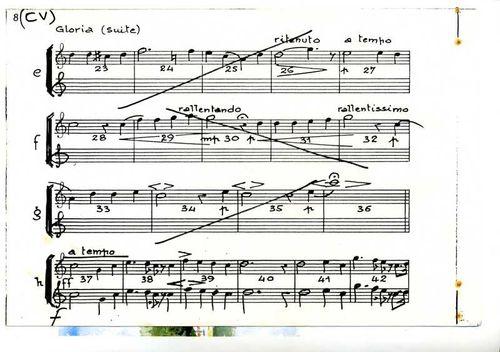 Partition - G. Chalmel - Messe - Livret individuel chant forte vénerie - Gloria 2sur3