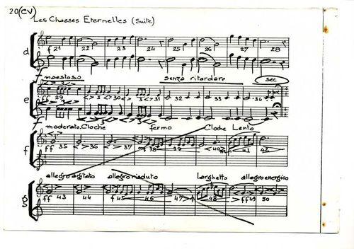 Partition - G. Chalmel - Messe - Livret individuel chant forte vénerie - Les chasses éternelles 2sur4
