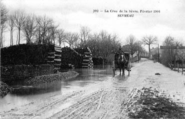 Iconographie - La crue de la Sèvre, février 1904 - Sevreau