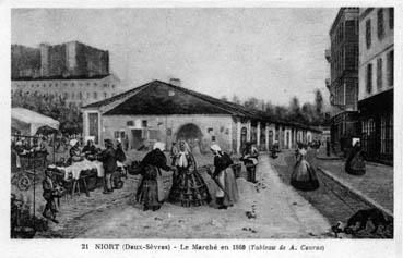 Iconographie - Le marché en 1860