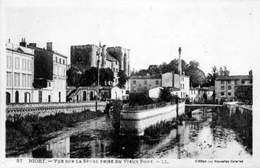 Iconographie - Vue sur la Sèvre vue du Vieux Pont