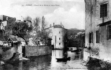 Iconographie - Canal de la Sèvre et vieux Niort