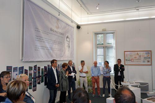 Iconographie - Inauguration de l'exposition Beneteau