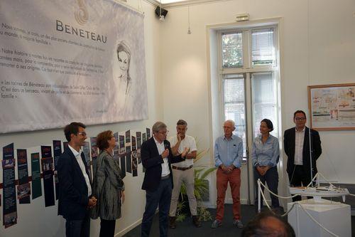 Iconographie - Inauguration de l'exposition Beneteau