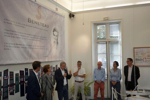 Iconographie - Inauguration de l'exposition Beneteau