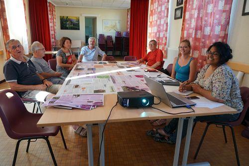 Iconographie - Réunio de préparation du circuit de découverte du vignoble