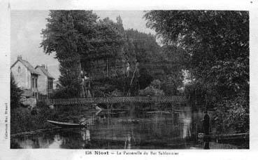 Iconographie - La passerelle du Bas-Sablonnier