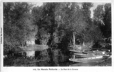 Iconographie - Le Marais Poitevin - Le port de la Garette