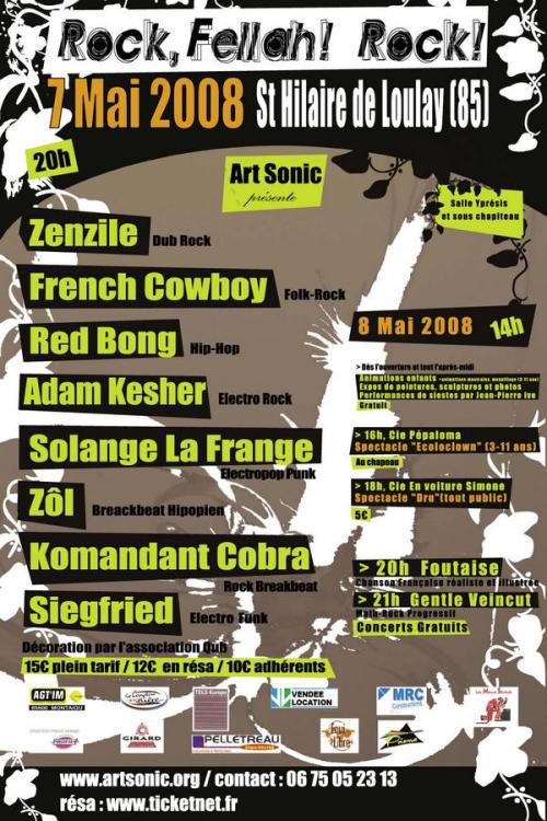 Iconographie - Rock fellah rock 2008