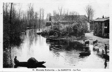 Iconographie - Marais Poitevin - La Garette - le Port