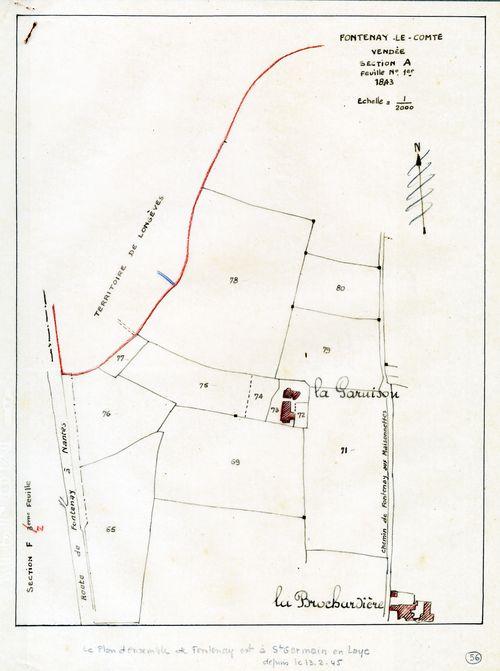 Iconographie - La Garnison, le plan d'ensemble, selon Jean Bossu