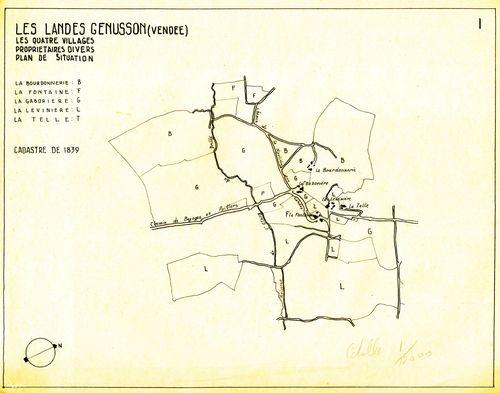 Iconographie - Les Quatre villages, selon Jean Bossu