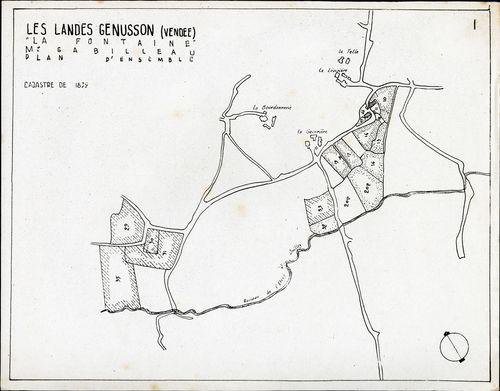 Iconographie - La Fontaine, plan d'ensemble, selon Jean Bossu