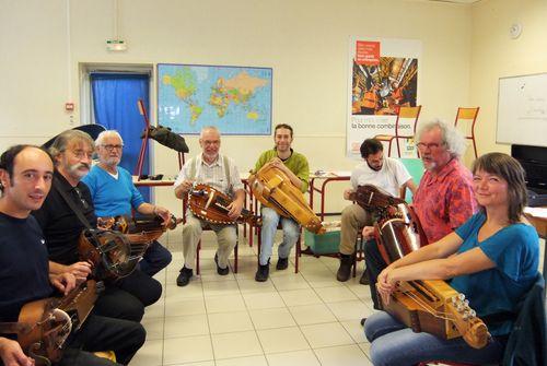 Iconographie - Stage de vielle à roue avec Dominique Gravouille