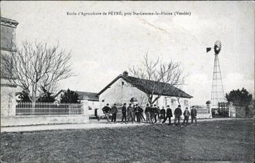 Iconographie - Ecole d'agriculture de Pétré