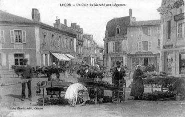 Iconographie - Un coin du marché aux légumes