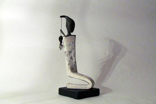 Iconographie - L'envolée, de Roselyne Montassier, artiste sculpteur d'argile
