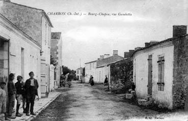 Iconographie - Bourg-Chapon, rue Gambetta