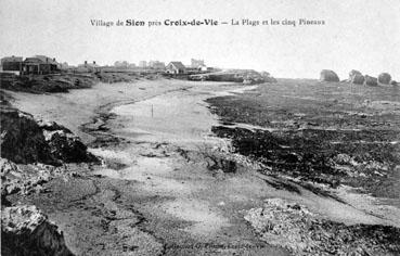 Iconographie - La plage et les Cinq Pineaux