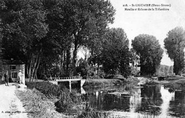 Iconographie - Moulin et écluses de la Tiffardière