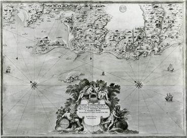 Iconographie - Carte topographique des costes maritimes de Poictou et de Retz