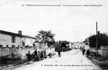 Iconographie - Vers la gendarmerie et l'hôtel Pouponot