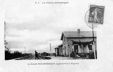Iconographie - La Gare de Prin-Deyrançon