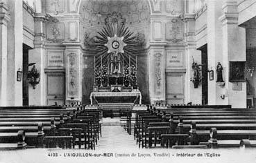 Iconographie - Intérieur de l'église