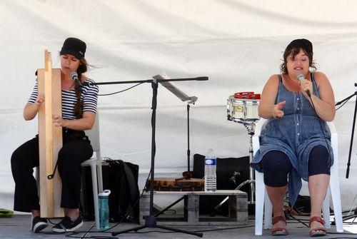 Iconographie - Jessica Paradis et Christine Bolduc à la Sardine Sonore