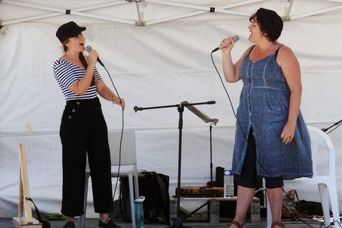 Iconographie - Jessica Paradis et Christine Bolduc à la Sardine Sonore