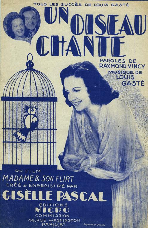 Partition - Un oiseau chante